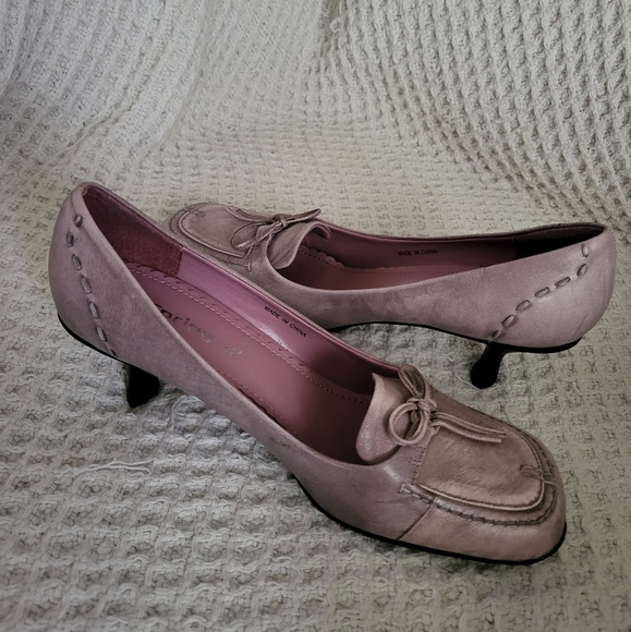 Spring Pink Chunky Heels - Picture 2 of 12